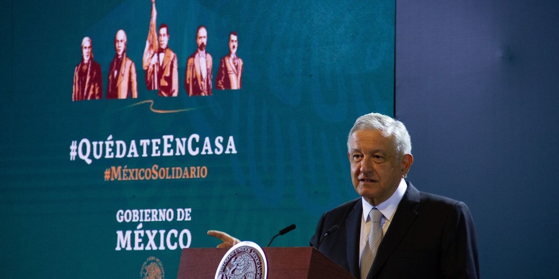 El presidente de México, Andrés Manuel López Obrador, el 24 de junio de 2020.