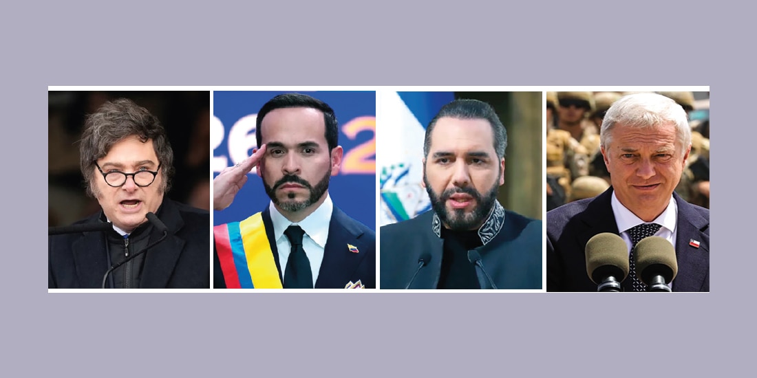 ARGENTINA, Chile, Colombia, Ecuador, El Salvador y Perú tienen gobiernos alineados con
Washington. Por su parte, Brasil y México mantienen gobiernos de izquierda