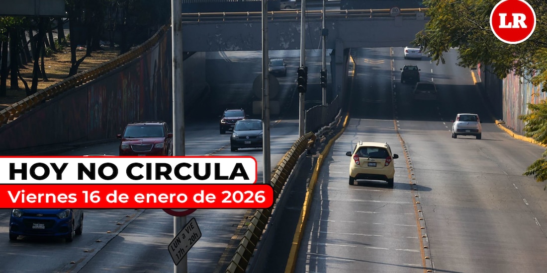 Te decimos cómo aplica el Hoy No Circula este viernes 16 de enero de 2026 en la ZMVM.
