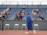 Un joven de preparatoria celebra su graduación, en Nueva Jersey, ayer.