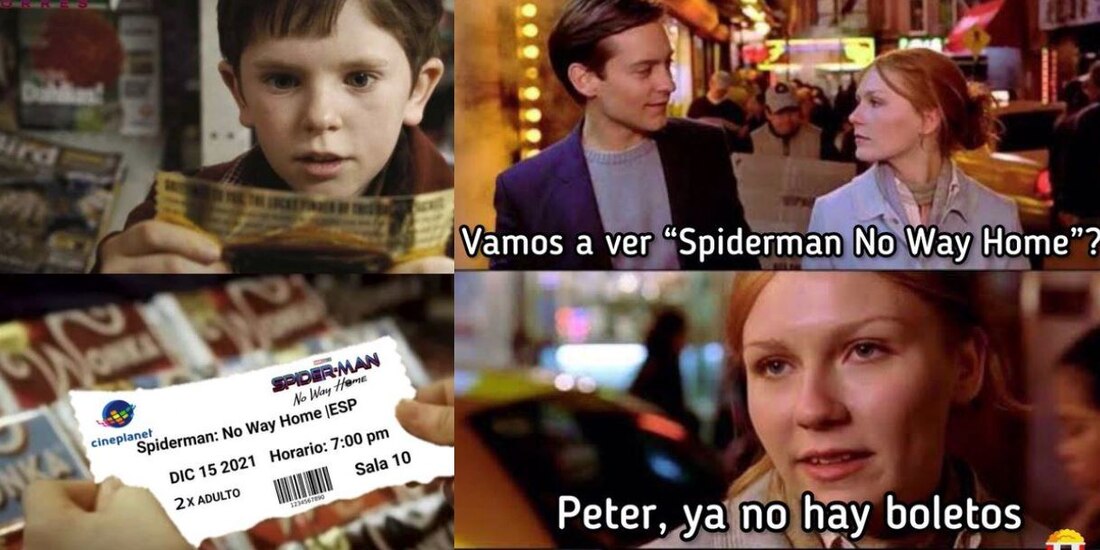 Los mejores memes de la preventa de Spider-Man: No Way Home