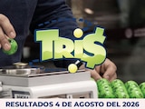 Resultados del Tris de hoy 4 de agosto del 2026.