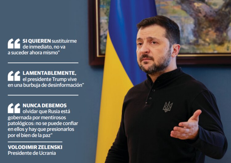 El presidente de Ucrania, Volodimir Zelenski