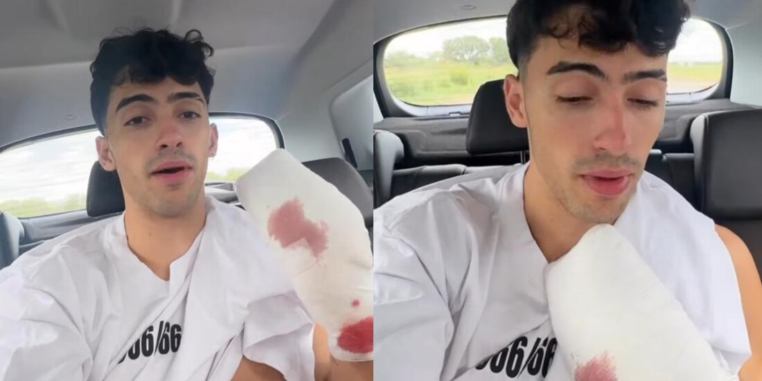 Gero Arias, el popular influencer que hace dominadas en lugares extremos cayó de un acantilado.