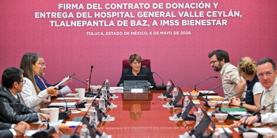 IMSS Bienestar y el Edomex formalizan donación del Hospital General Valle Ceylán.