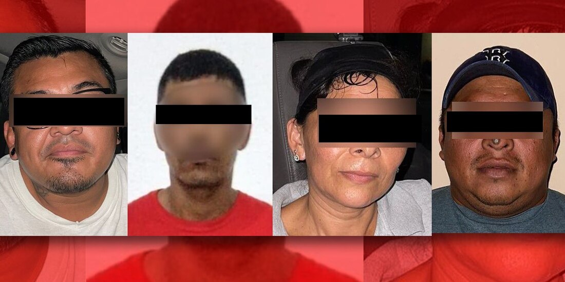 Detenidos en Benito Juárez, Quintana Roo.