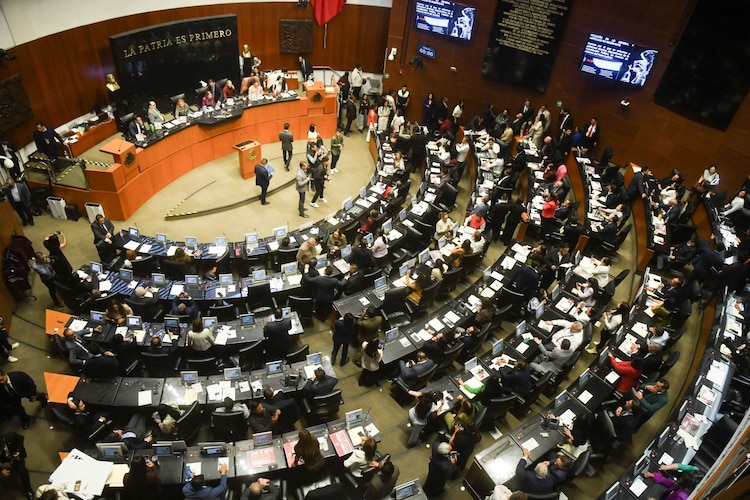 Aspecto del Senado de la República.