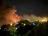 Incendio en la prisión de Evin, en Tajrish, Irán.