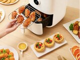 La Mijia Smart Air Fryer de Xiaomi es una freidora sin aceite que funciona con un sistema de aire caliente y que además tiene 50 recetas integradas para que solo te preocupes por degustar tus alimentos