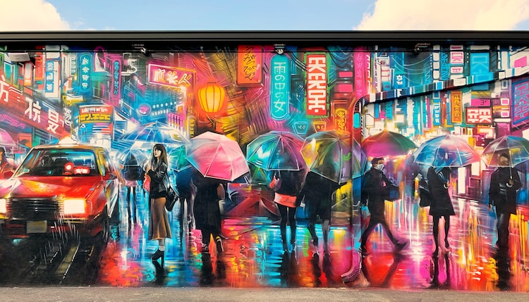 Mural que se ha exhibido en el Wynwood Wall.