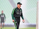 Javier Aguirre en un entrenamiento de la Selección Mexicana