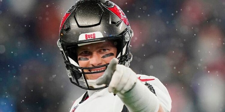 Tom Brady durante un partido con los Tampa Bay Buccaneers.
