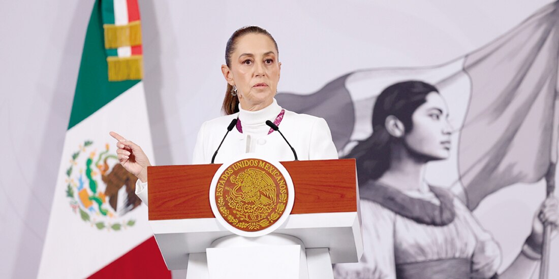 La mandataria al presentar el nuevo plan, ayer.