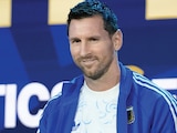 EL DELANTERO rosarino
en conferencia, ayer.