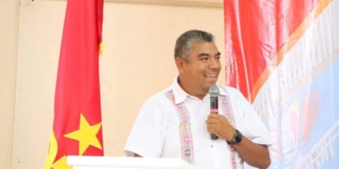 El presidente municipal de Metlatónoc, Isaías Rojas Ramírez, en imagen de archivo.