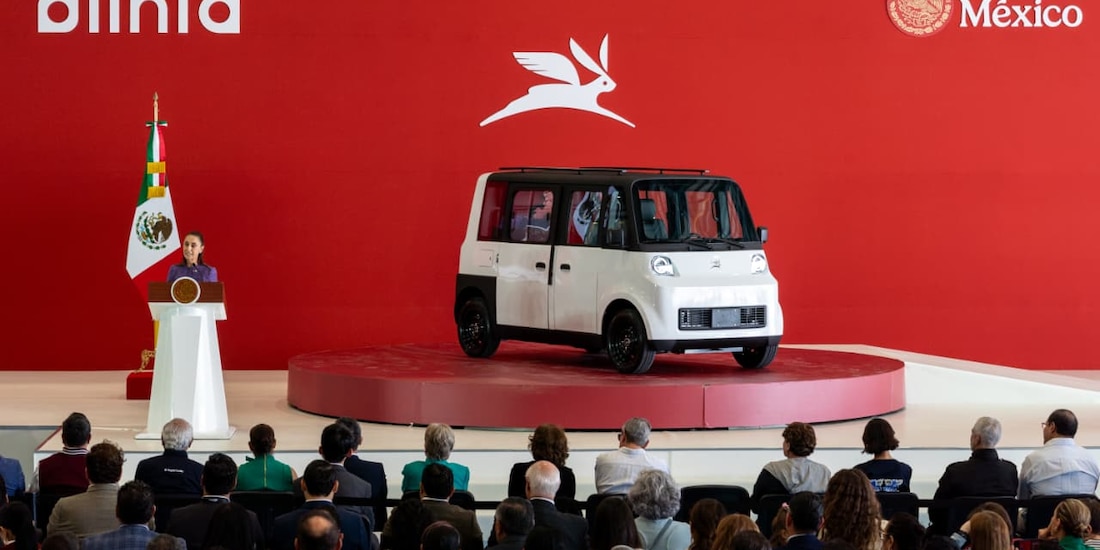Presentación del vehículo eléctrico Olinia.