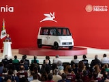 Presentación del vehículo eléctrico Olinia.