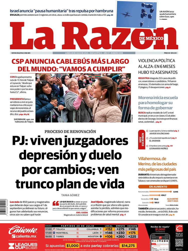La Razón 28 Julio 2025