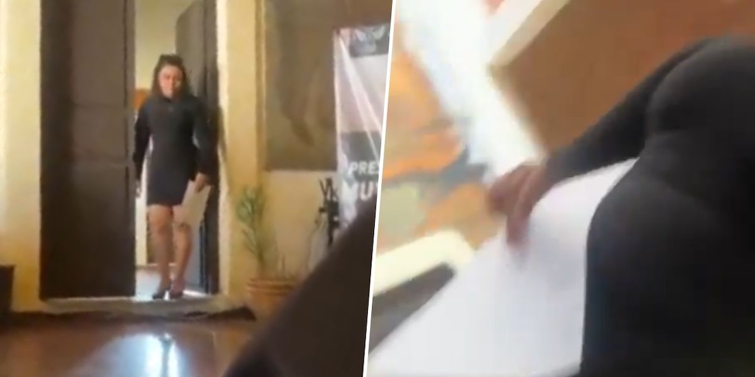 Exhiben a secretaria municipal de Cuautla, Morelos, agrediendo a ciudadana.