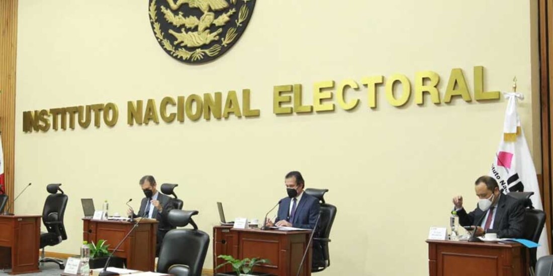 En la imagen, un aspecto del INE