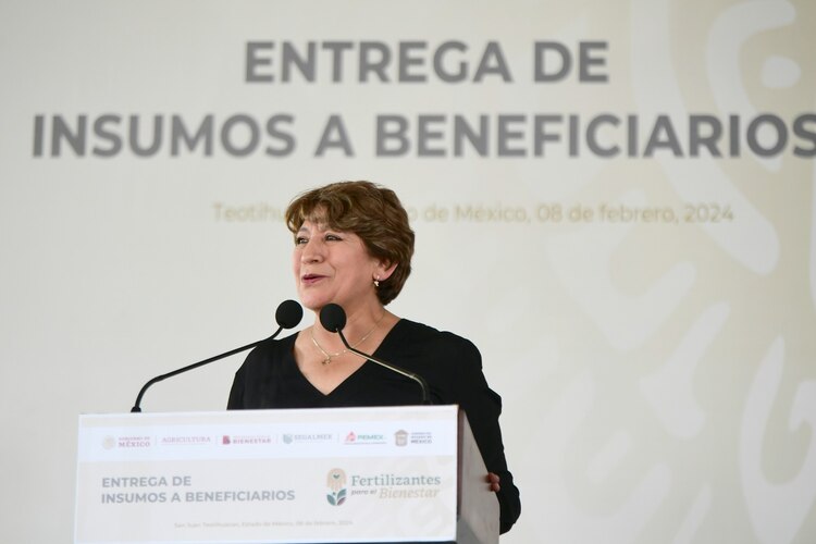 Gobernadora de EdoMex Delfina Gómez Álvarez