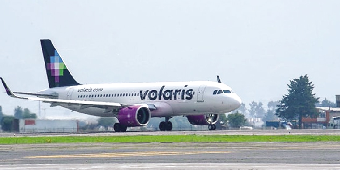 Un avión de la aerolínea Volaris, en septiembre de este año.