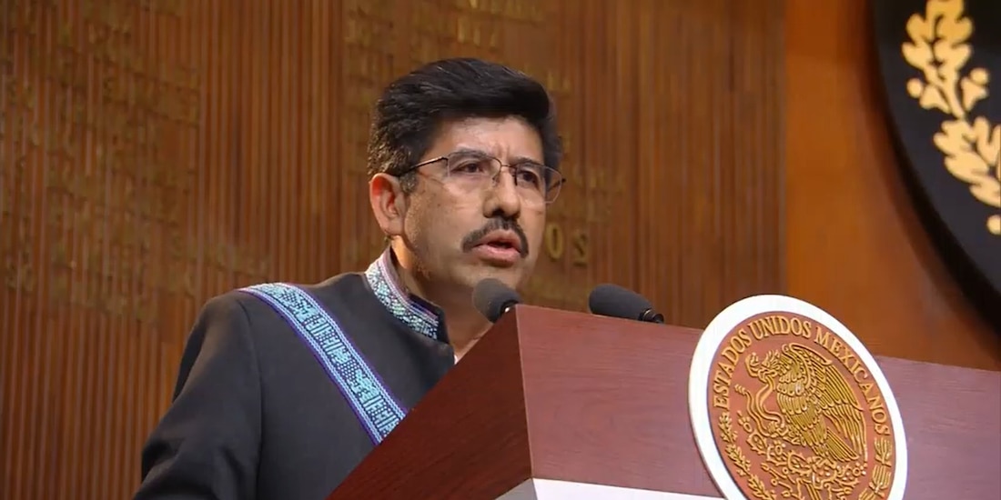 El ministro presidente de la Suprema Corte de Justicia de la Nación, Hugo Aguilar Ortiz.