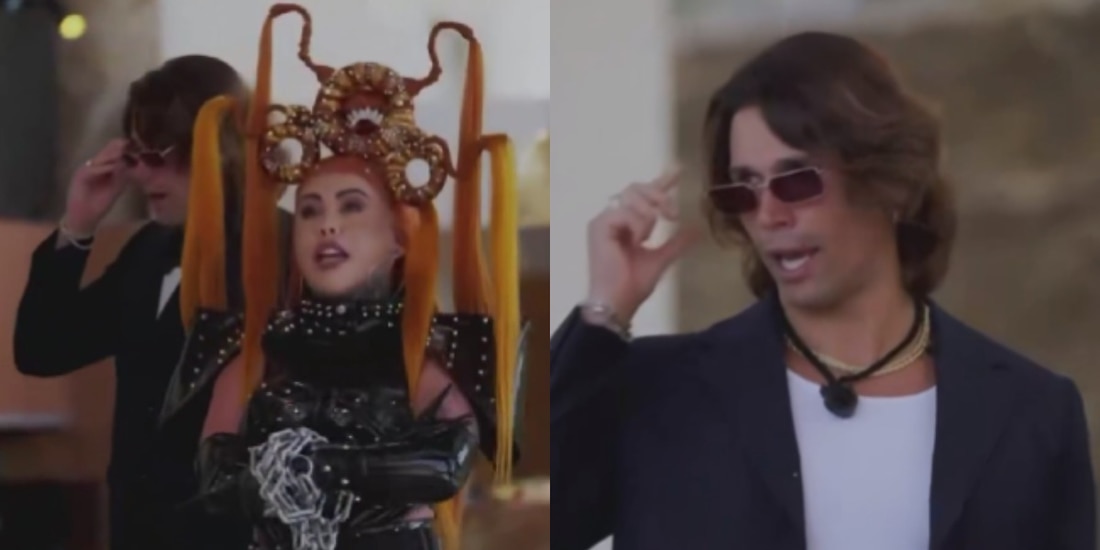 Juego de Villanos: Yina Calderón y Luca Onestini tienen encontronazo