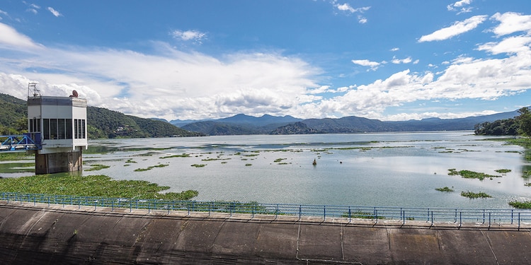 Vista de la presa Valle de Bravo, del Sistema Cutzamala, el pasado 11 de octubre.