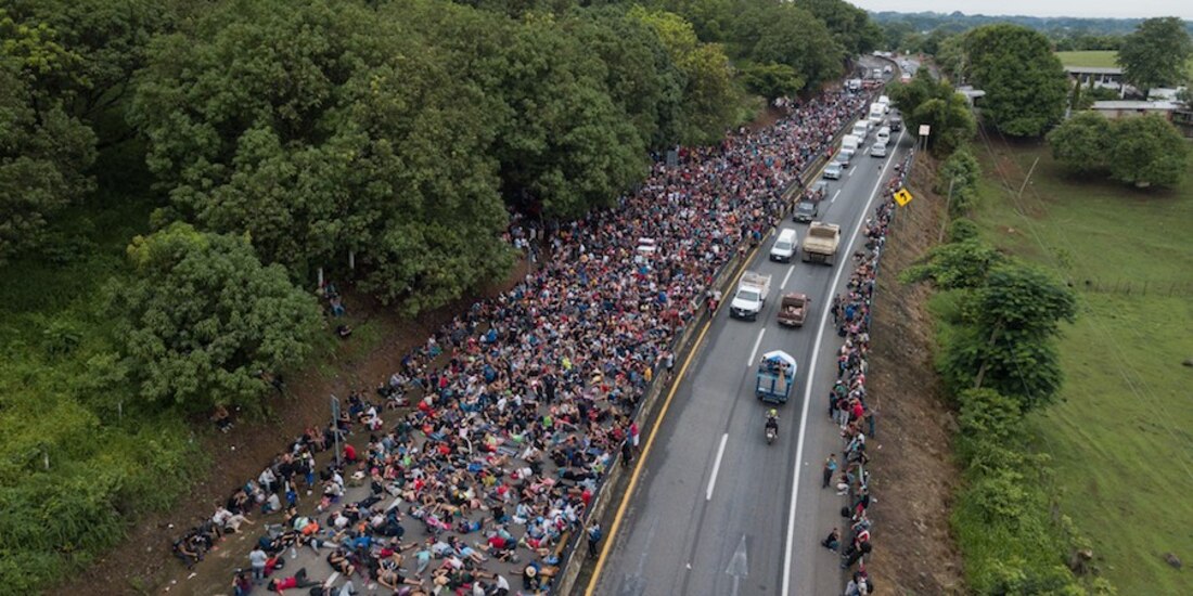 Se robustece caravana migrante