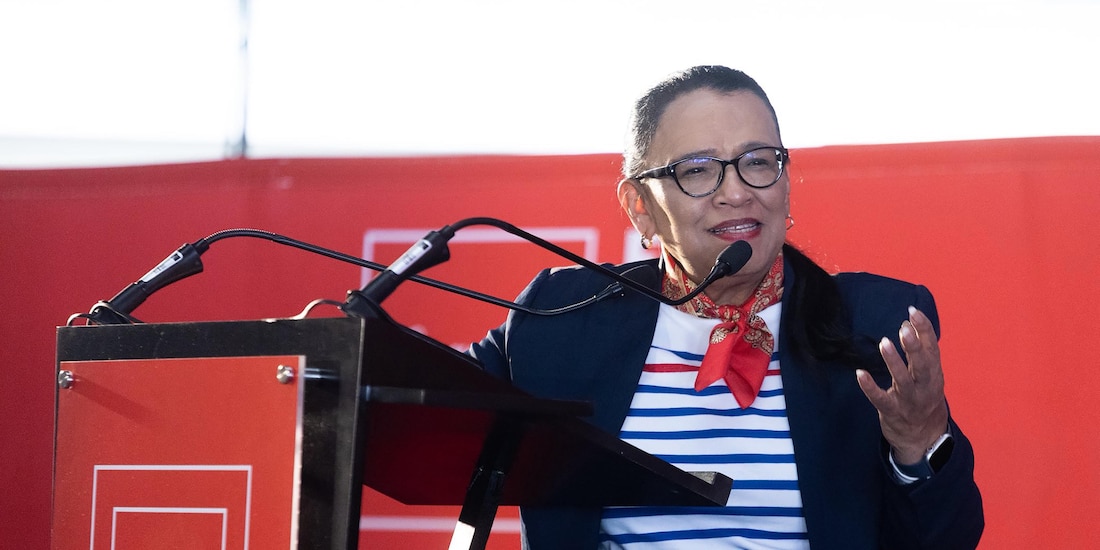 La secretaria de Gobernación, Rosa Icela Rodríguez.