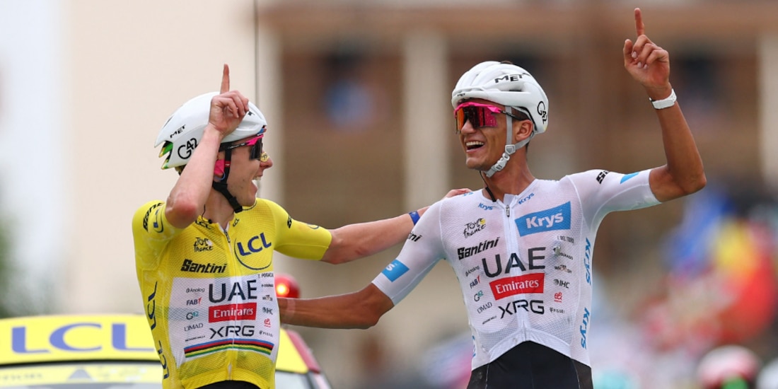 Isaac del Toro firma un tercer lugar en el Tour de France.