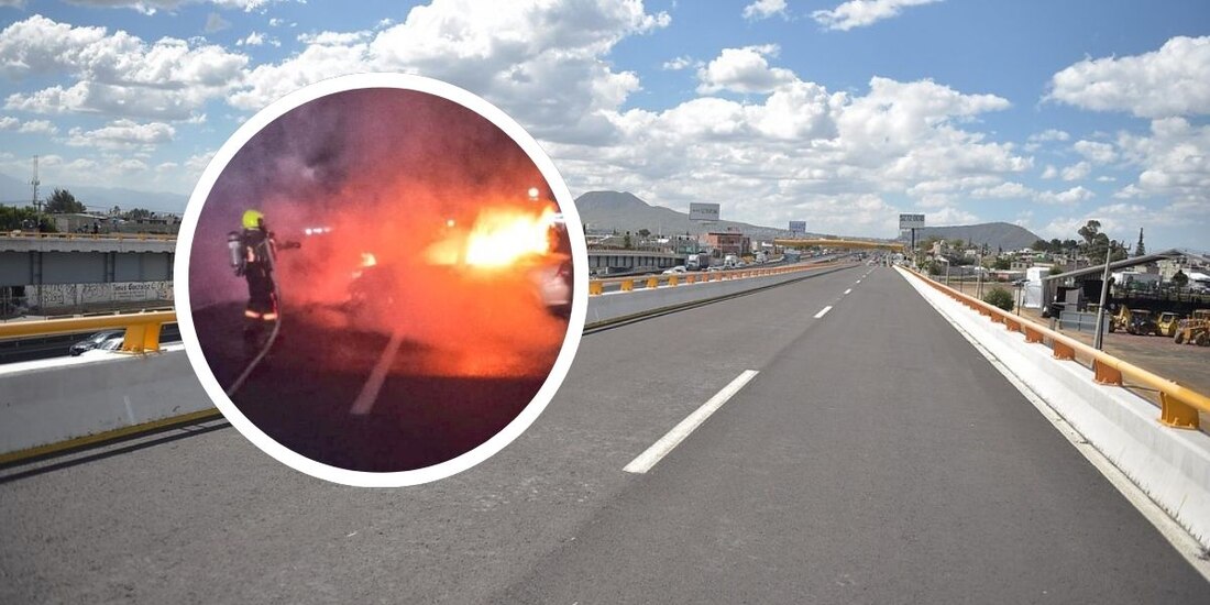 Así fue el supuesto accidente de la autopista México - Puebla