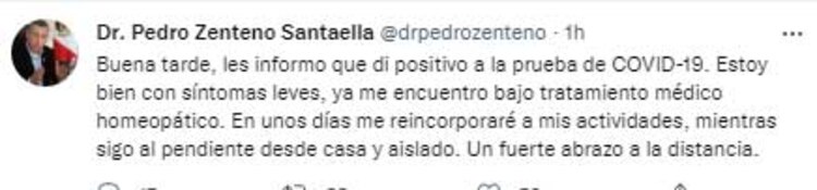 El mensaje del director del ISSSTE en redes sociales