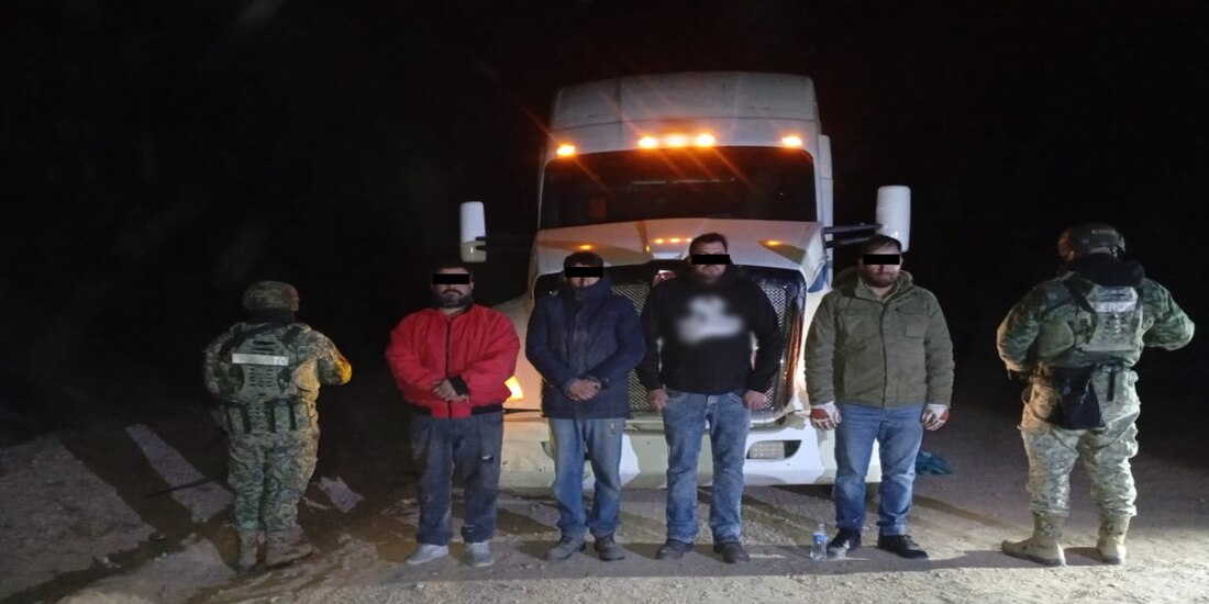 Arresto de presuntos delincuentes en Chihuahua.