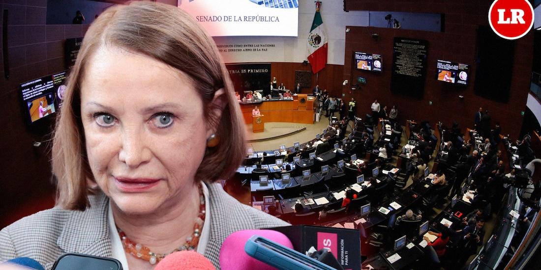 Laura Itzel Castillo Juárez, presidenta del Senado de la República.