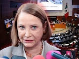 Laura Itzel Castillo Juárez, presidenta del Senado de la República.