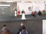 Omar García Harfuch en la conferencia de CSP, en Morelos.