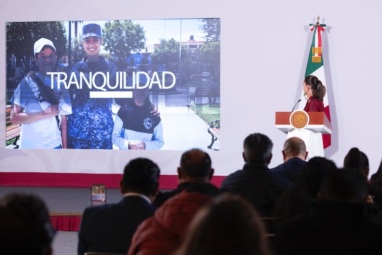 Avances en seguridad son resultado de logros en distintas áreas, enfatiza la presidenta.