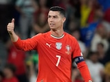 Cristiano Ronaldo celebra un gol con Portugal