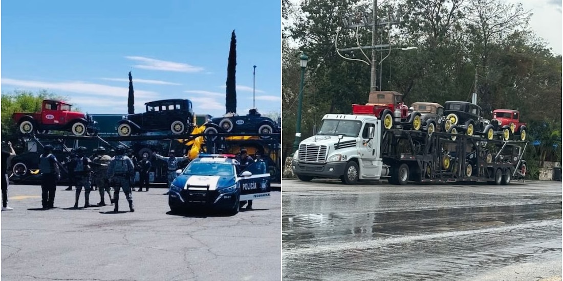 Localizan y recuperan camión que transportaba vehículos de colección Ford Modelo A.