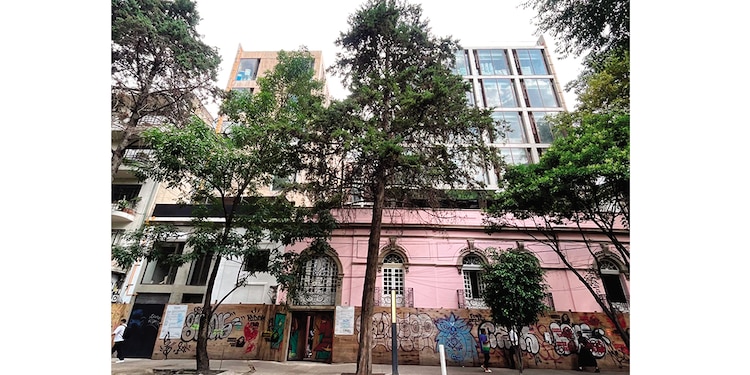 EN ÁLVARO
Obregón 150 se
realizan labores
para construir un
hotel de 7 niveles.