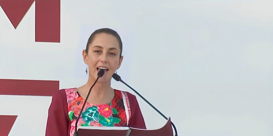 Claudia Sheinbaum, candidata presidencial, presentó un plan para priorizar a productores nacionales. 