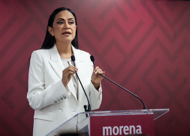 Ariadna Montiel, presidenta del partido Morena