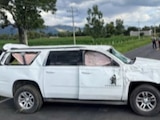 Equipo de Geovanna Bañuelos sufre accidente en carretera