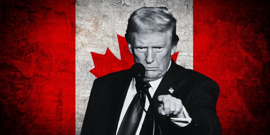 Trump habla sobre la relación de Estados Unidos con Canadá.