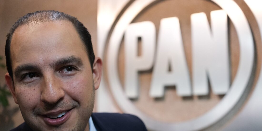 El dirigente nacional del Partido Acción Nacional (PAN), Marko Cortés.