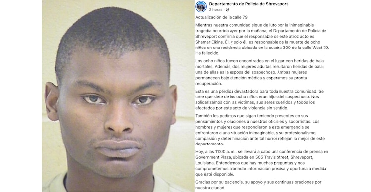 Publicación del Departamento de Policía de Shreveport