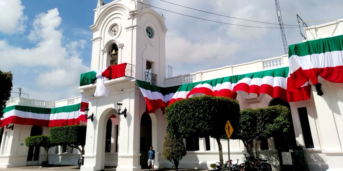 El Palacio Municipal de Escuinapa, Sinaloa, en una fotografía ilustrativa.