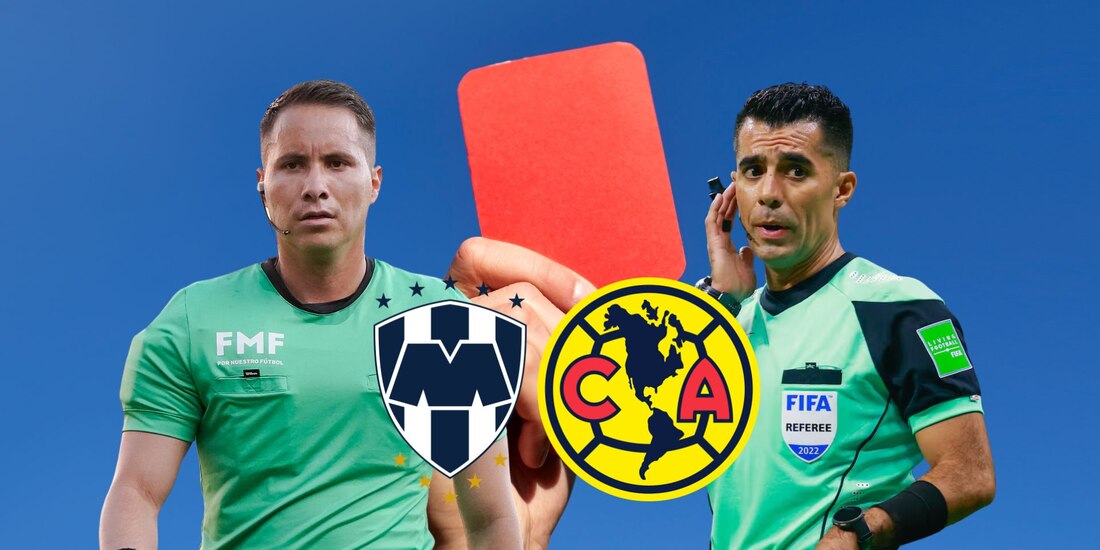 Suspenden a los árbitros del Monterrey vs América.